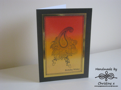 Morocco, Hand made cards, Distress inks